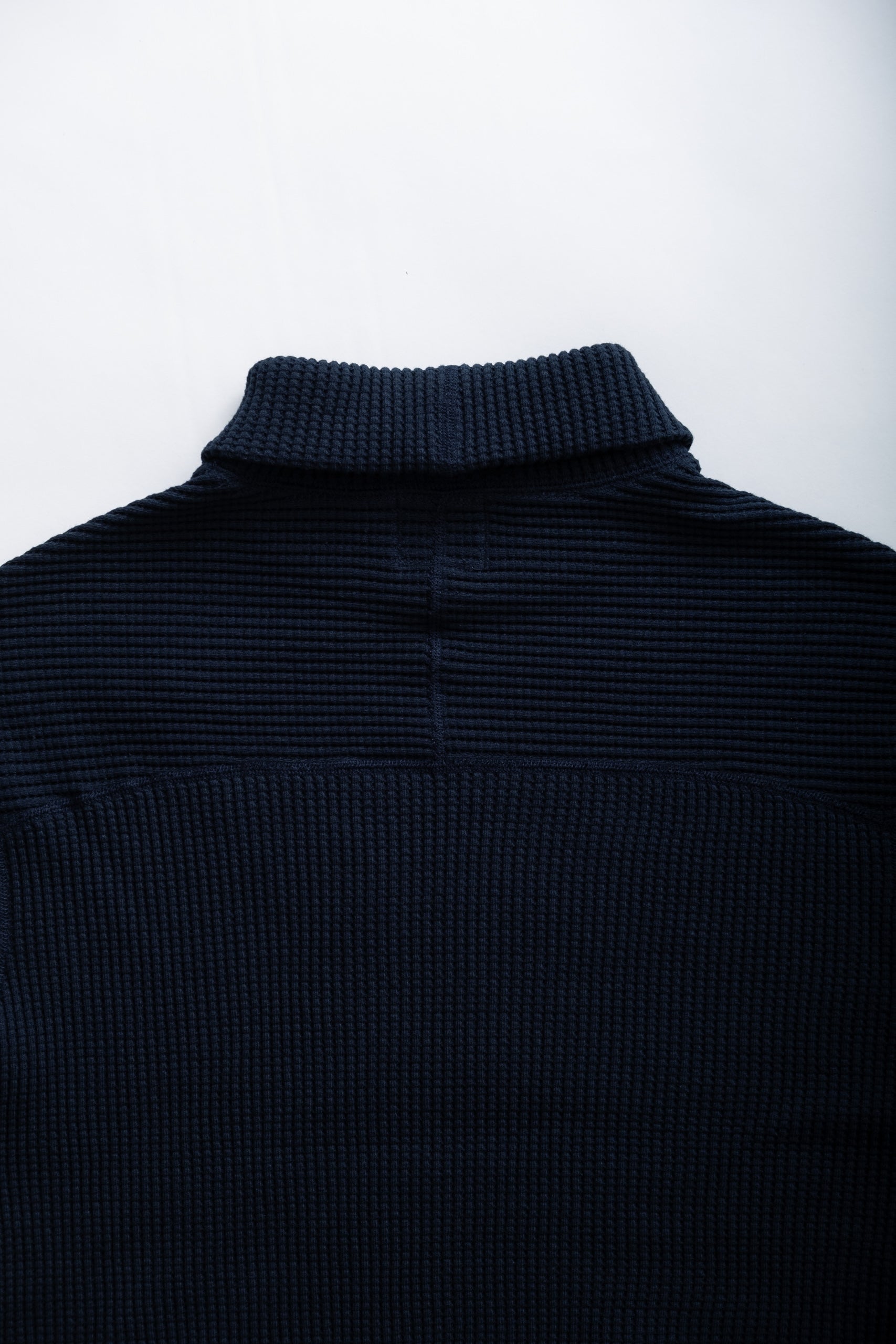 WAFFLE HIGHNECK - DARK NAVY