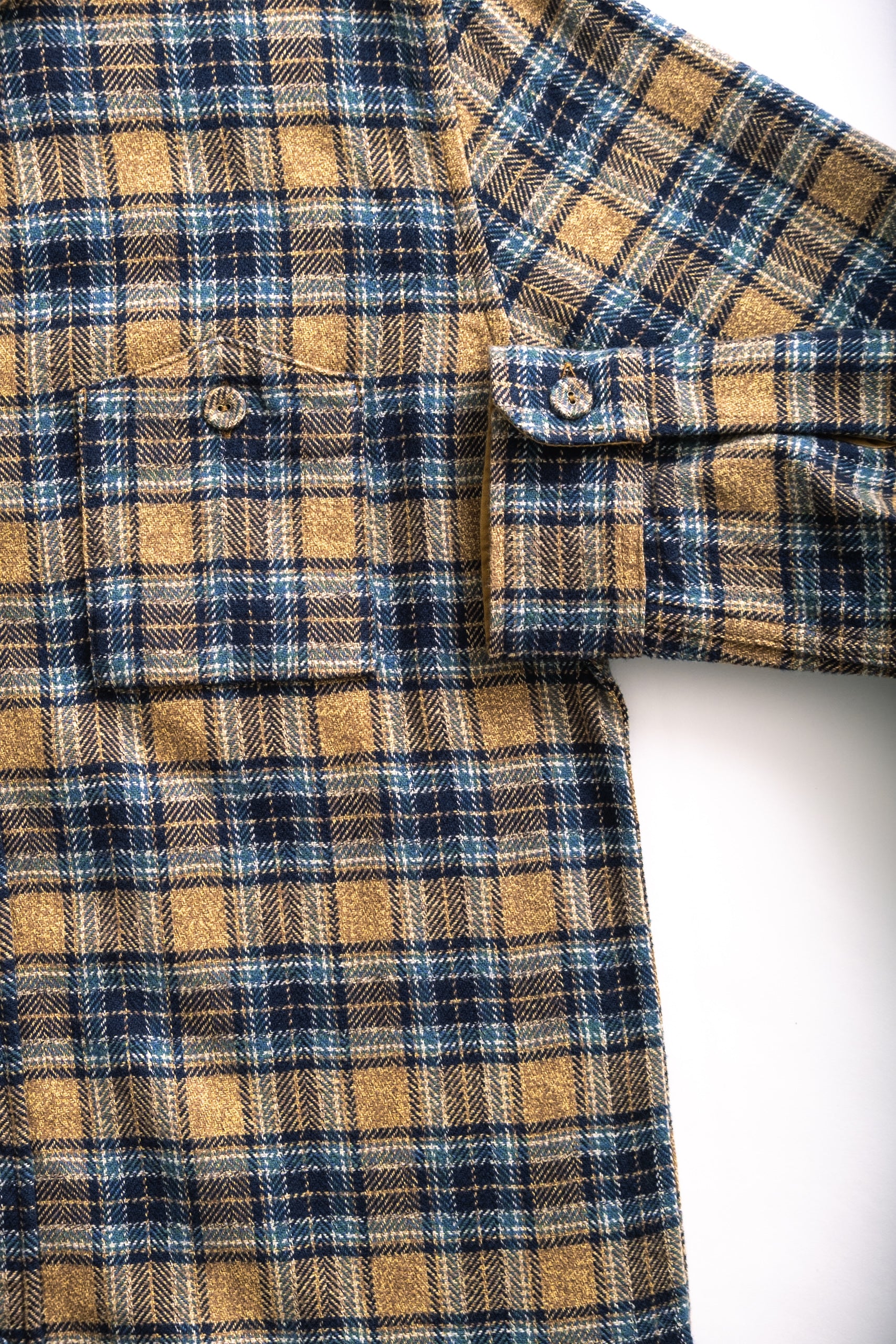 COTTON TWEED CHECK - BEIGE