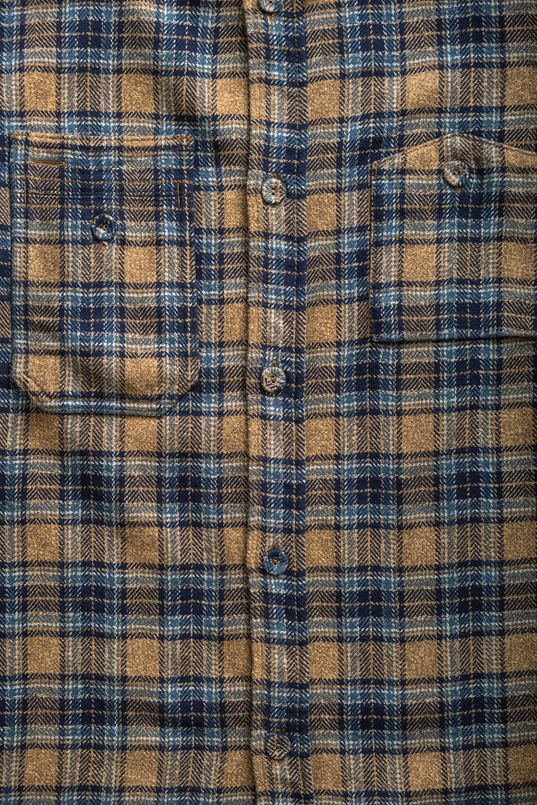 COTTON TWEED CHECK - BEIGE