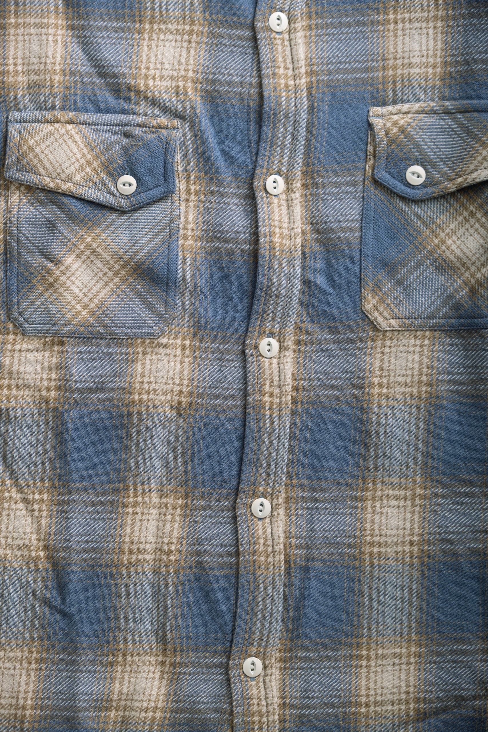 CROSSCUT FLANNEL - POWDER BLUE