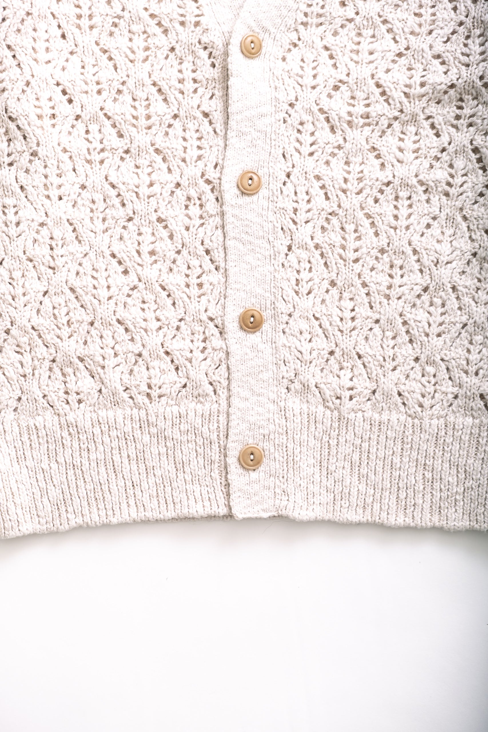 CLASSIC CARDI - ECRU LACE