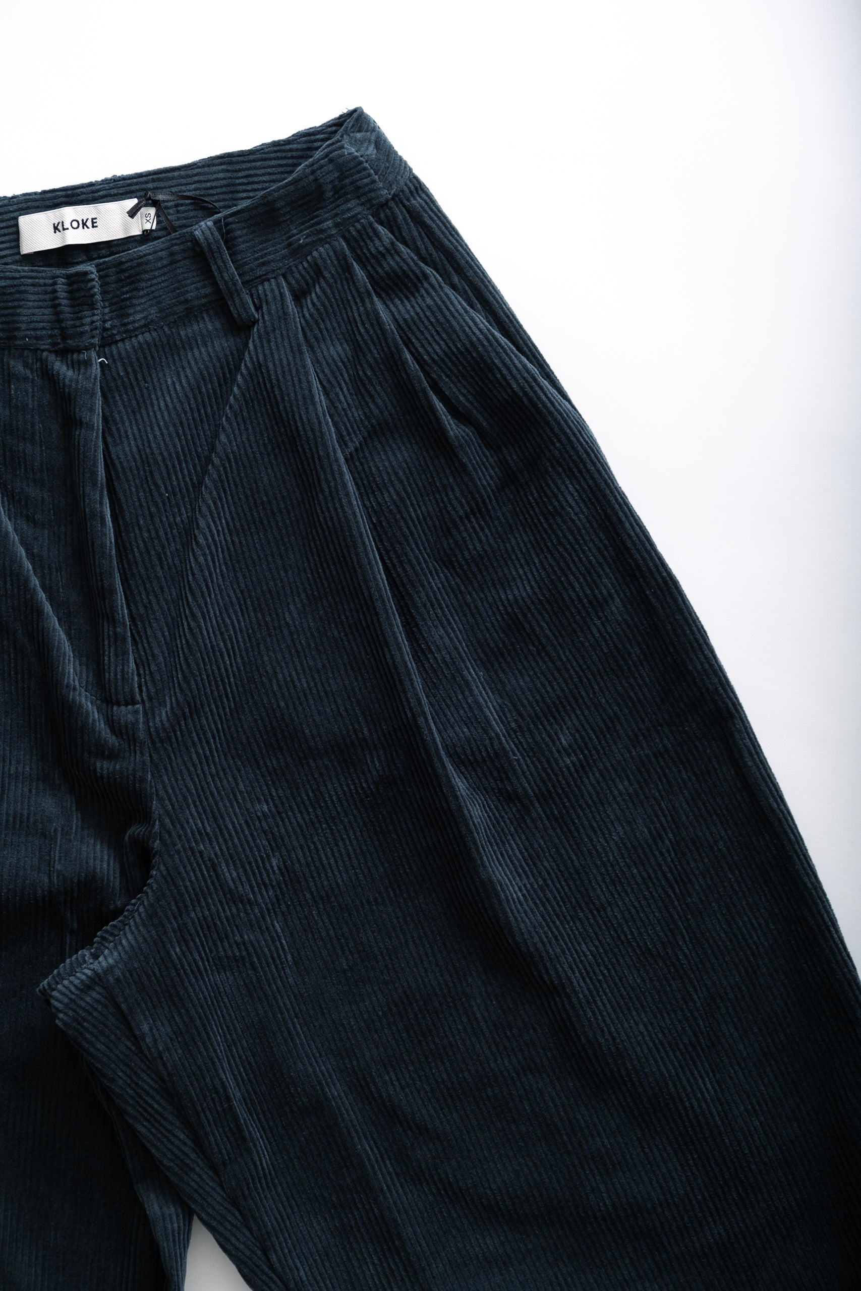 INTERIM CORD PANT - PETROL BLUE