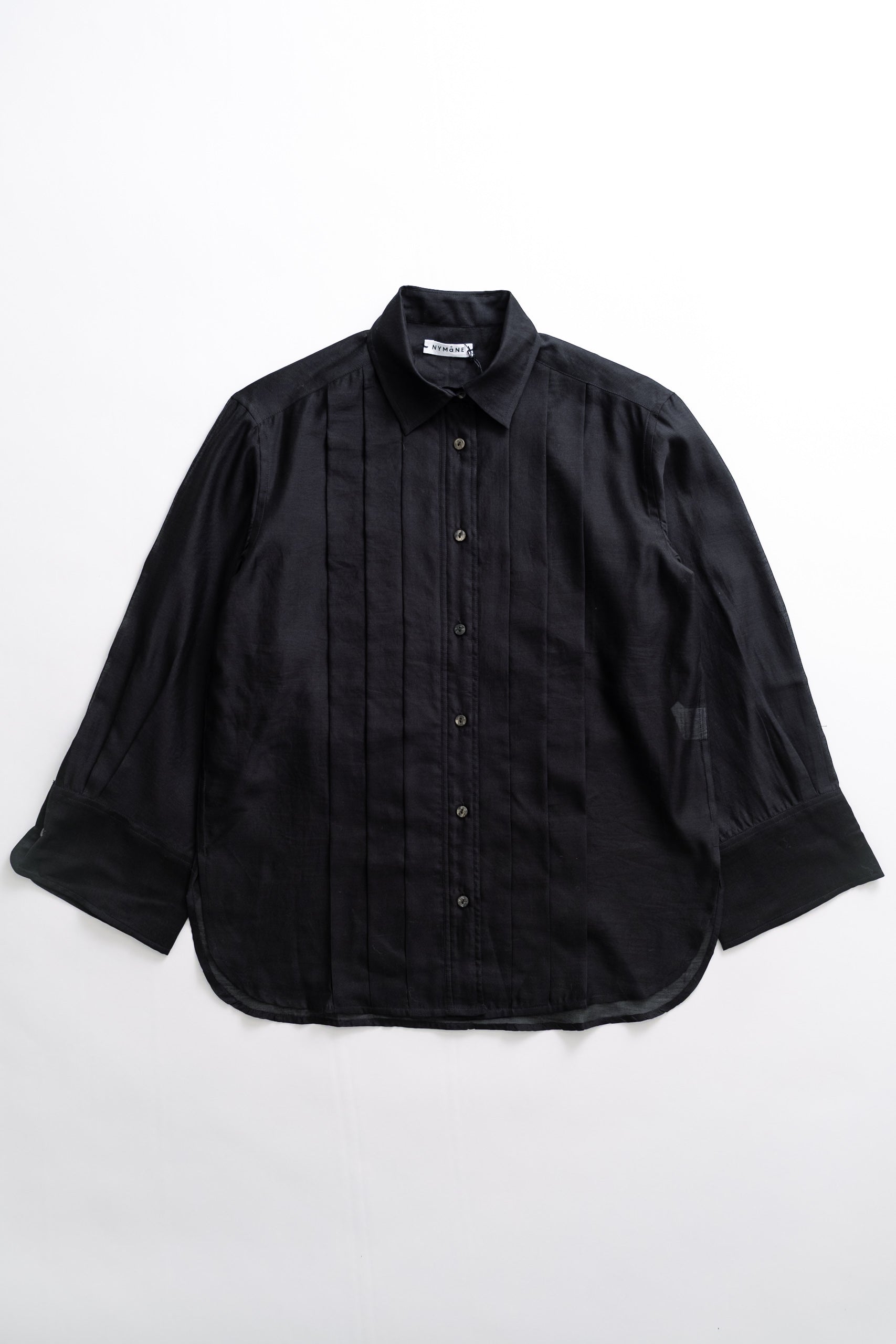 PLEATED HUTTON - BLACK