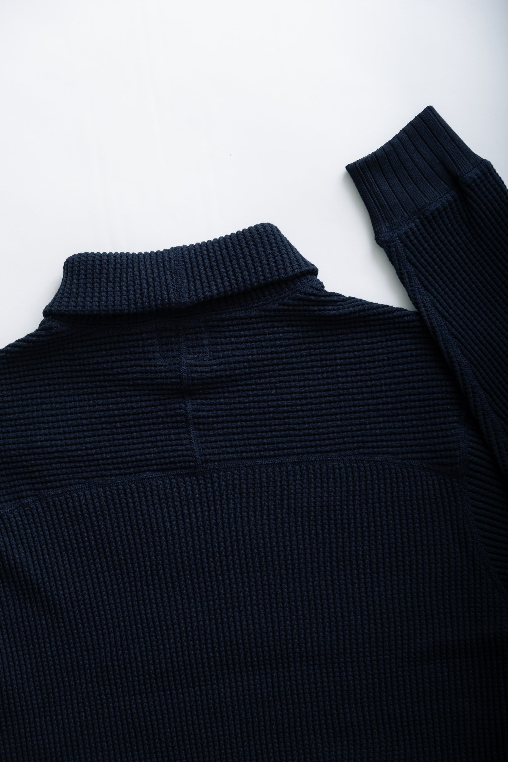 WAFFLE HIGHNECK - DARK NAVY