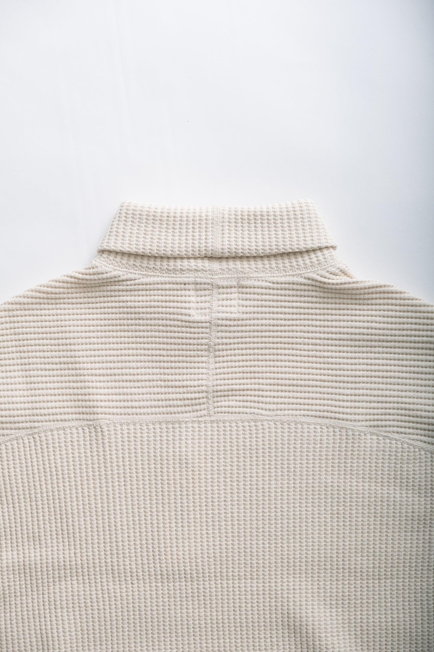 WAFFLE HIGHNECK - IVORY