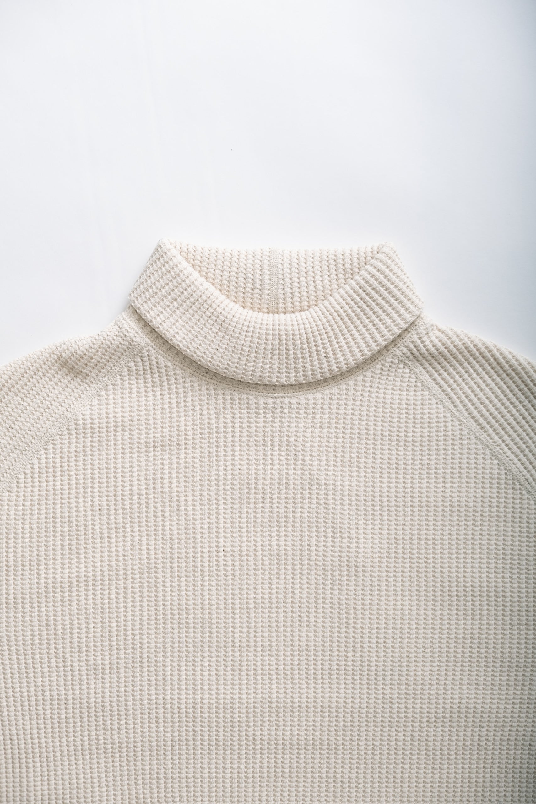 WAFFLE HIGHNECK - IVORY