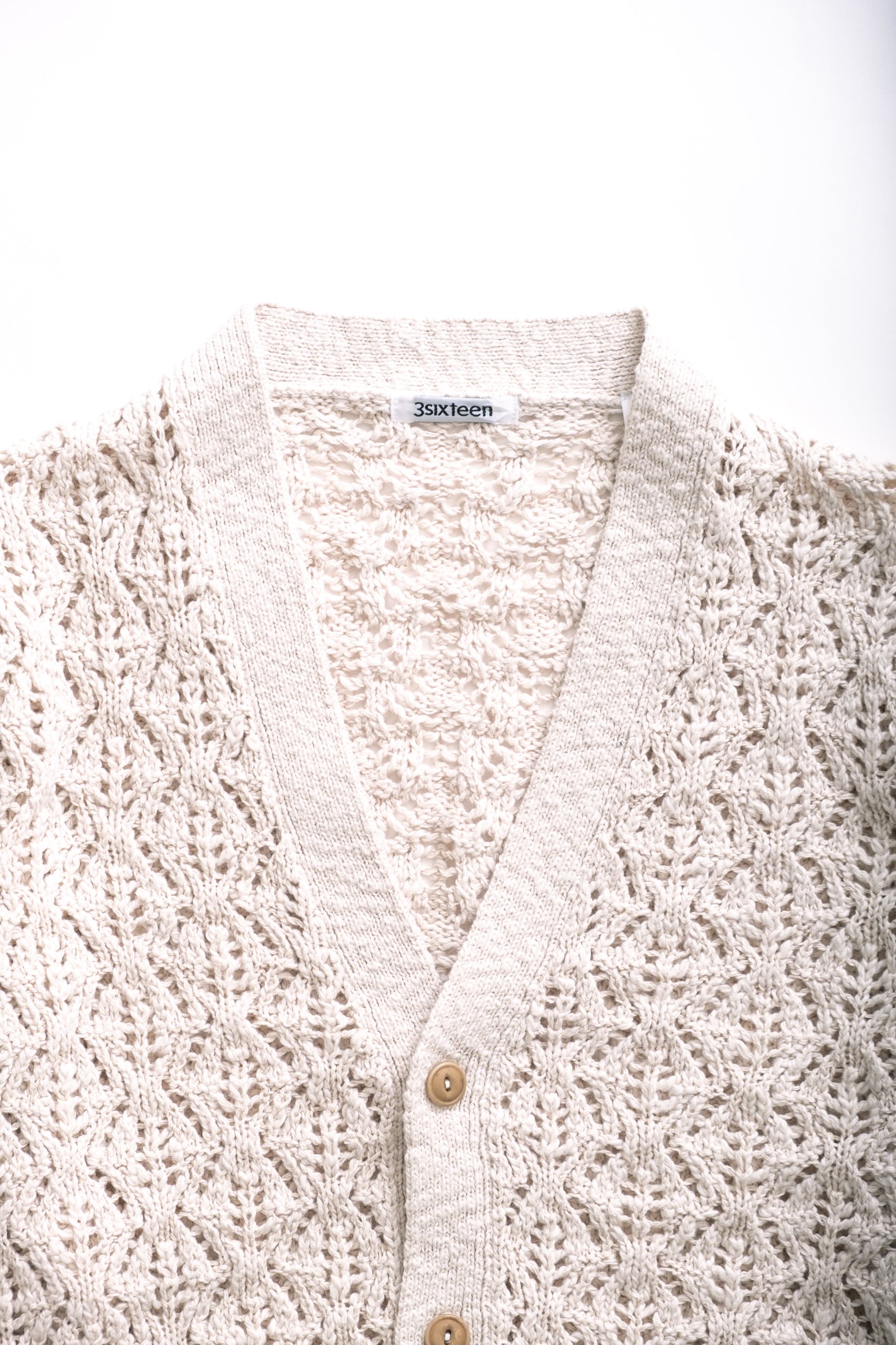 CLASSIC CARDI - ECRU LACE