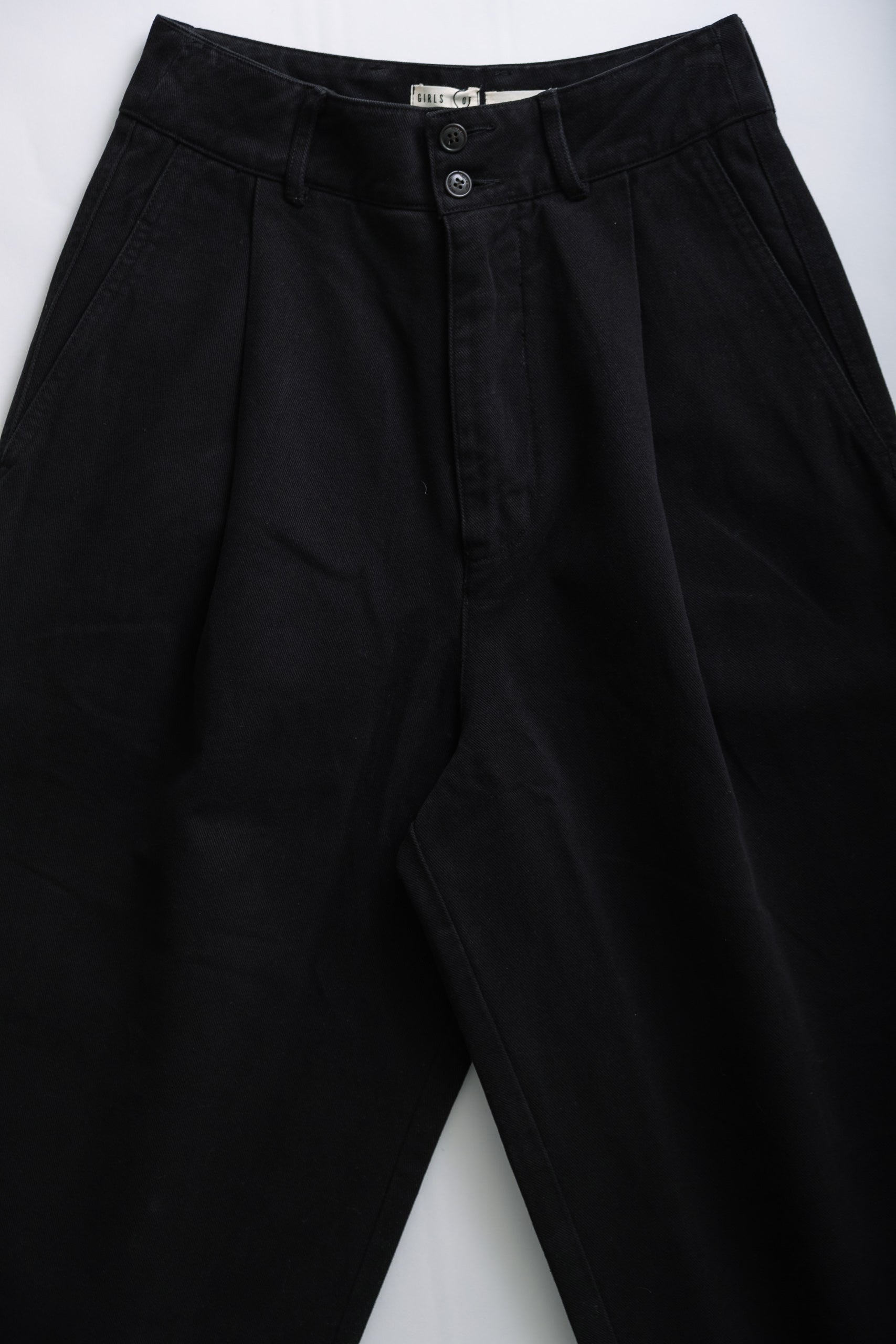 BRITISH WORKER PANT - BLACK