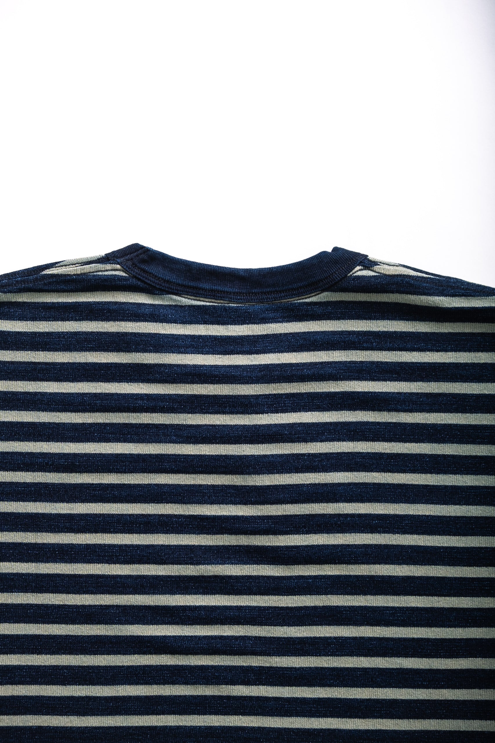 HEAVY STRIPED T - IND/BEIGE