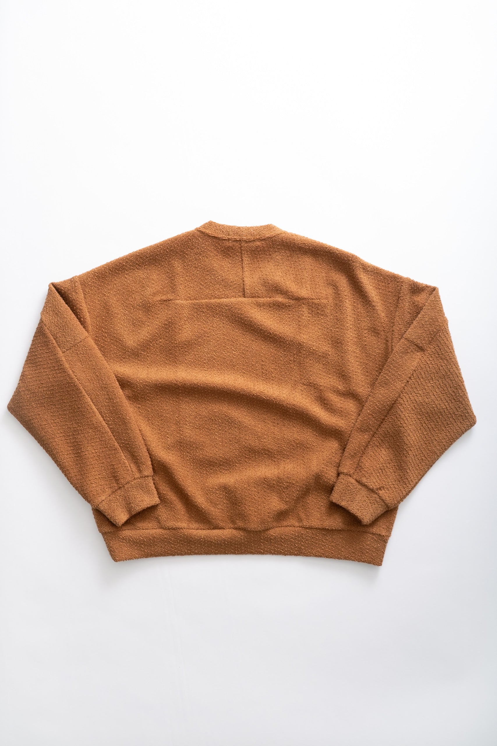 RESPITE SWEATER - RUSTY BROWN