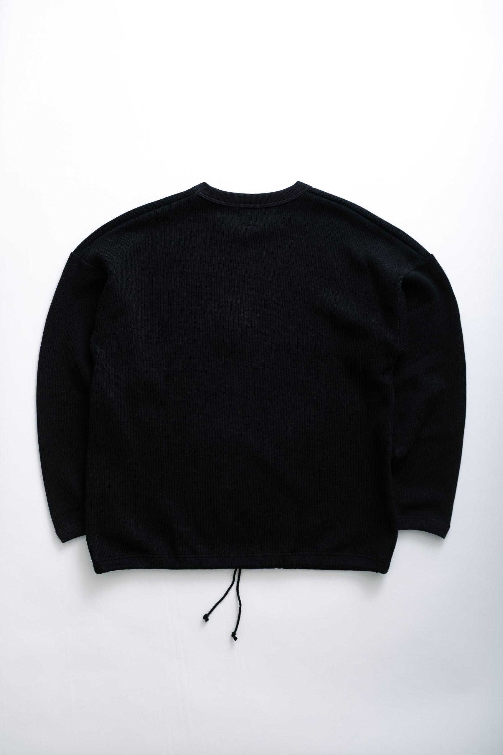 QUARTER KNIT HIMO L/S - BLACK