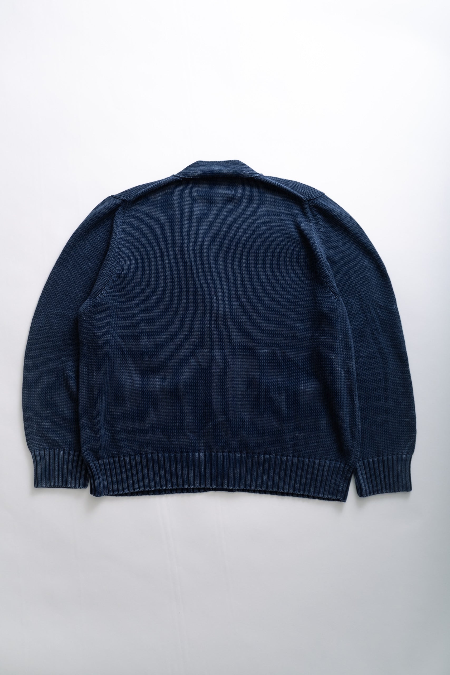 ACID WASH CARDIGAN - MIDNIGHT