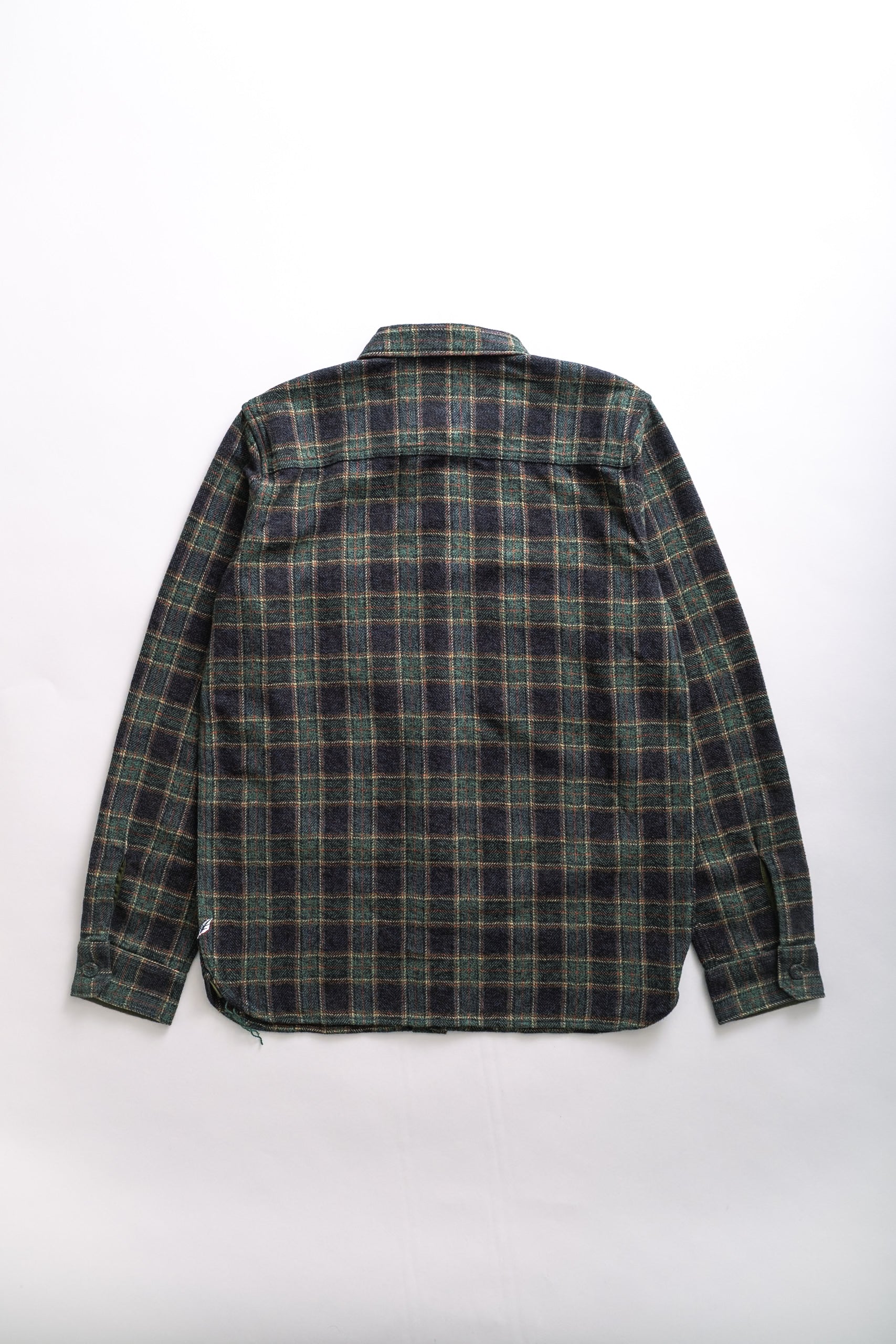 COTTON TWEED CHECK - GREEN