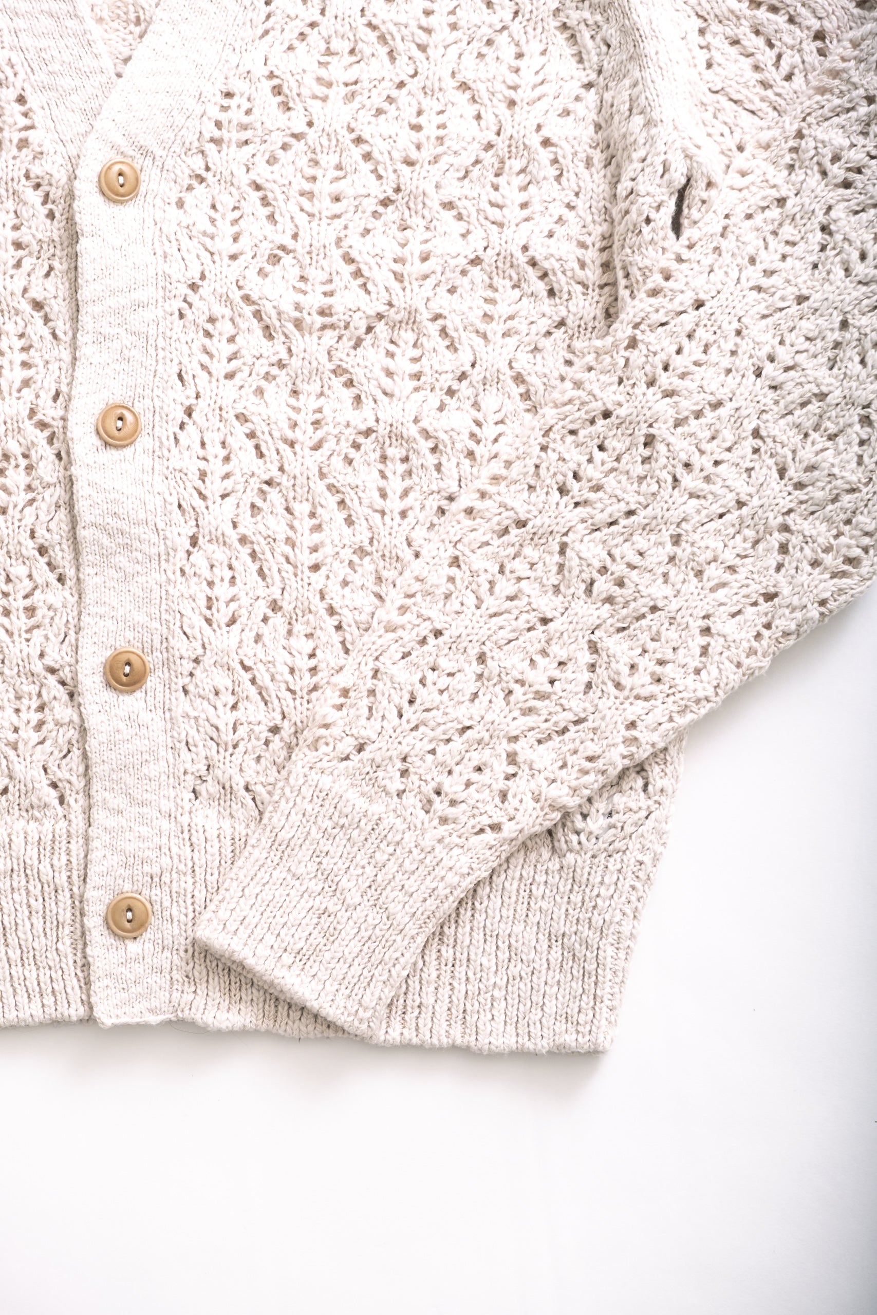 CLASSIC CARDI - ECRU LACE