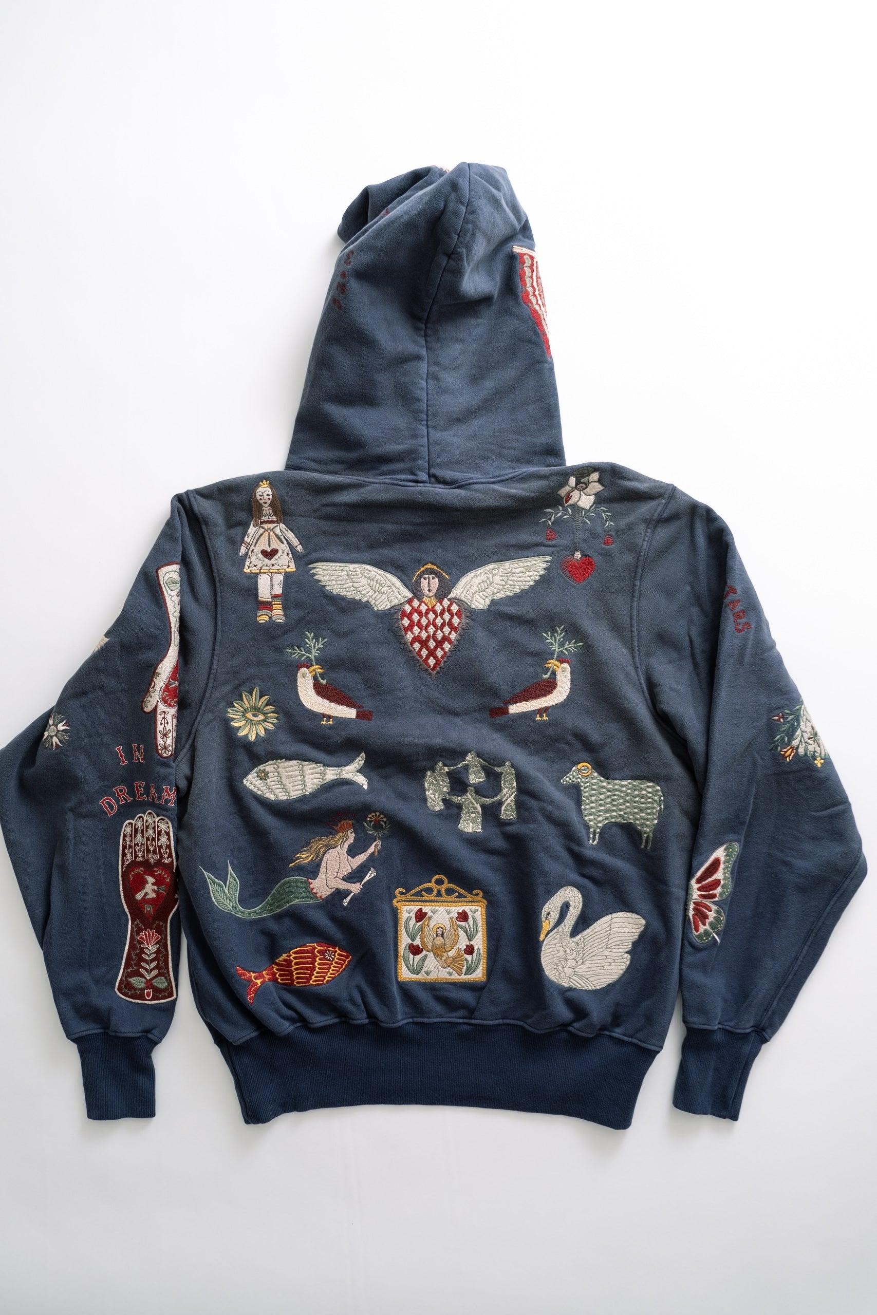 FOLK HOODIE - NAVY