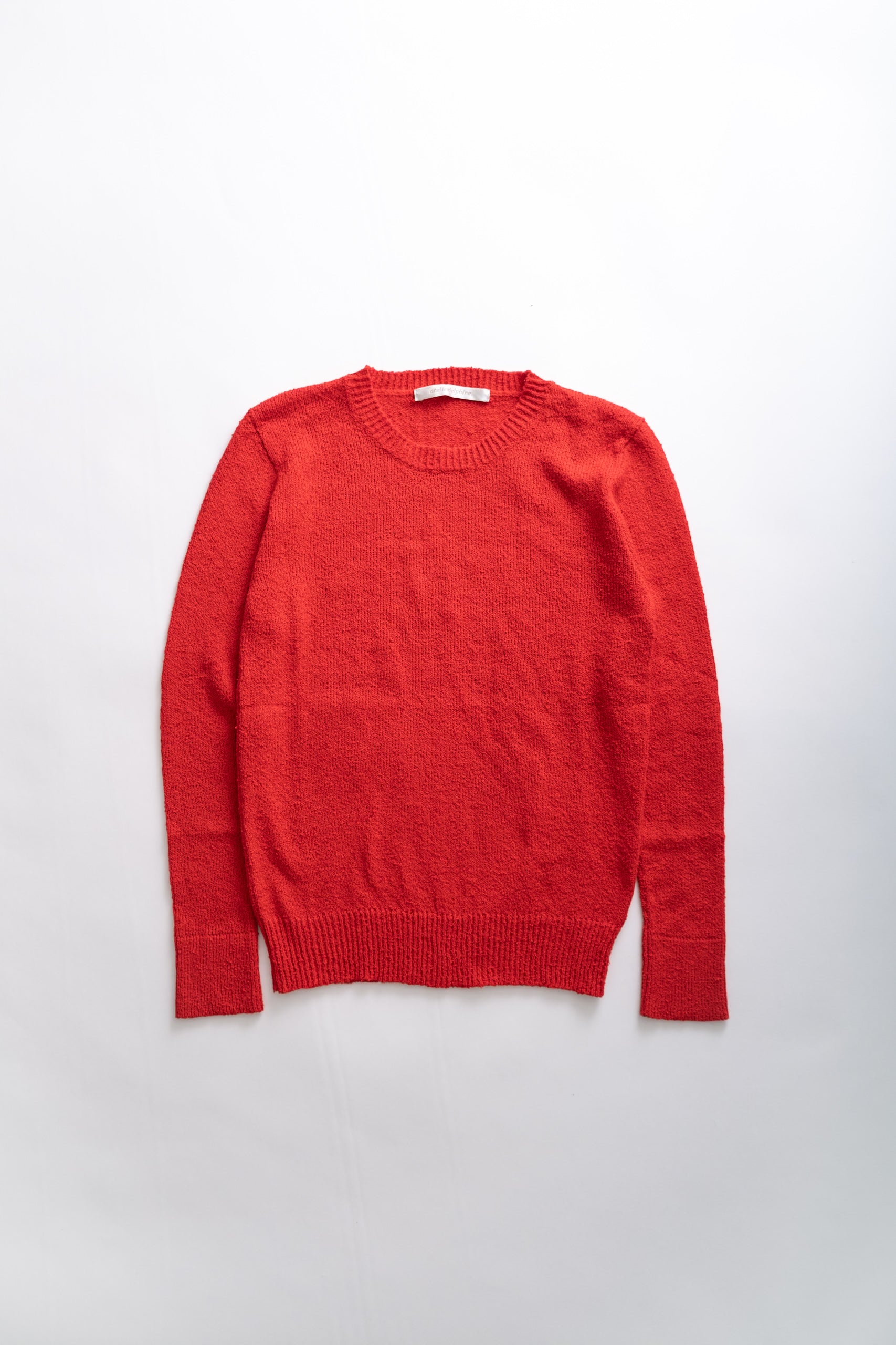 BOUCLE CREWNECK - RED