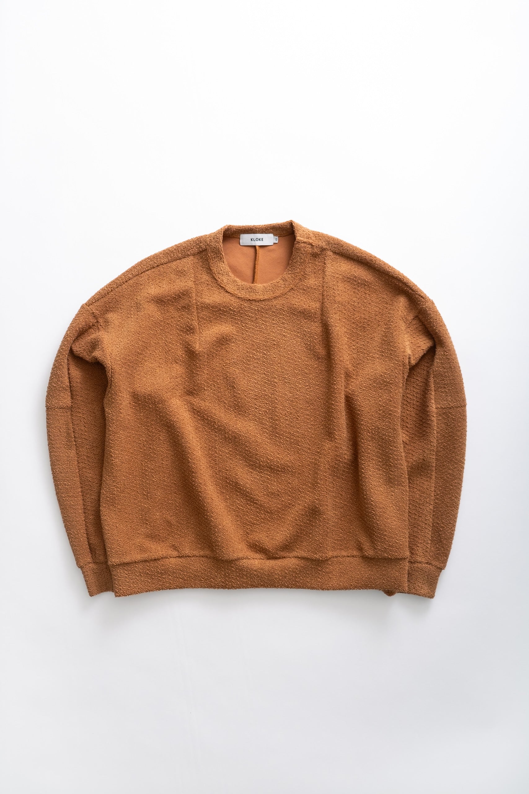 RESPITE SWEATER - RUSTY BROWN