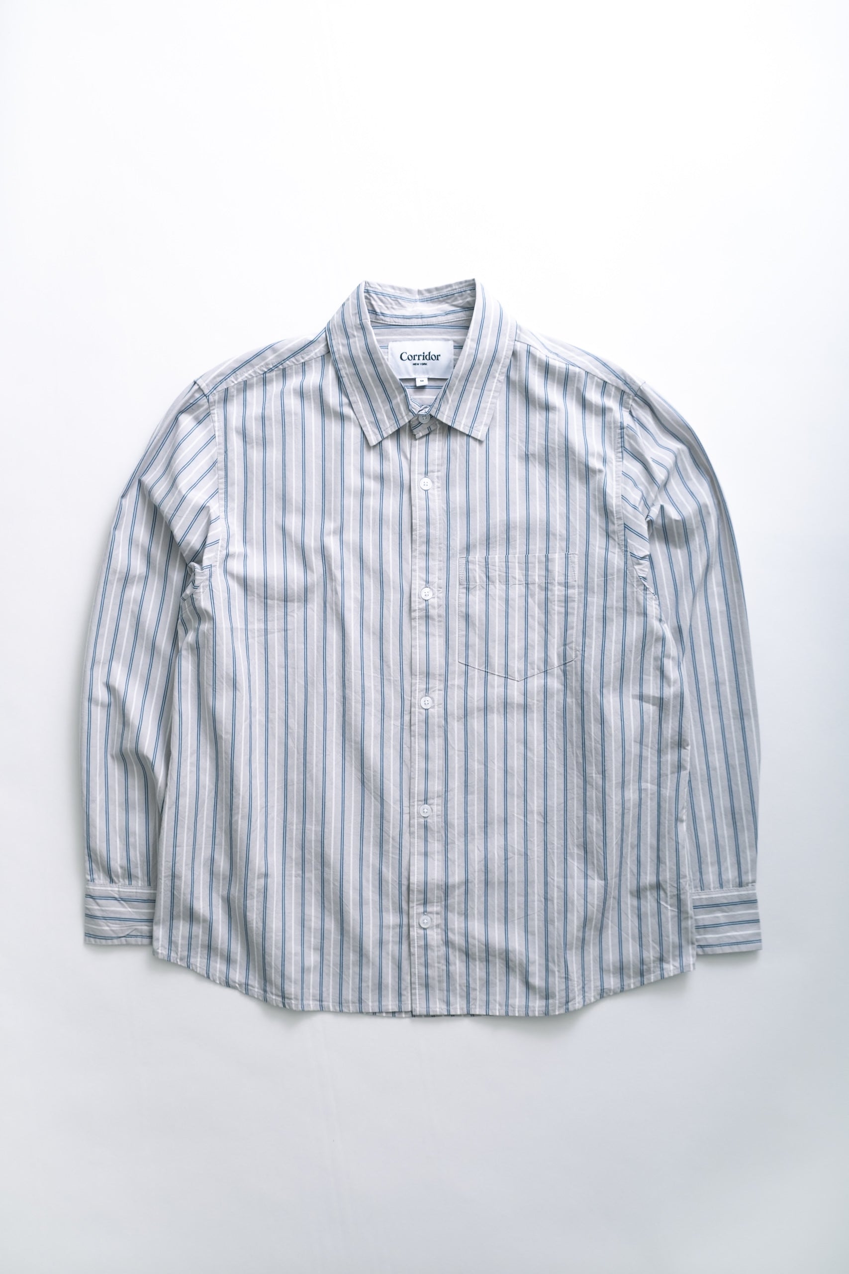 GREY STRIPE LS