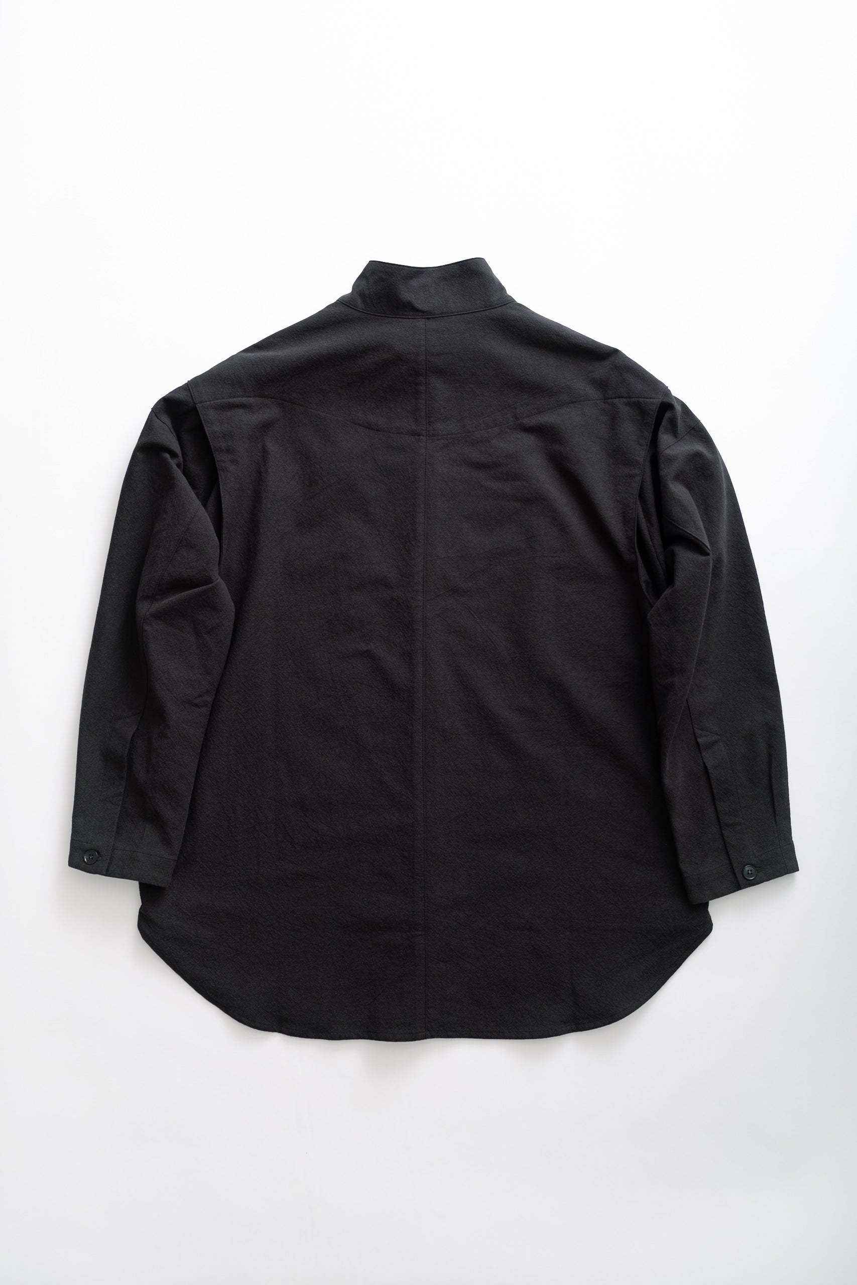 TENET BLOUSON SHIRT - BLACK