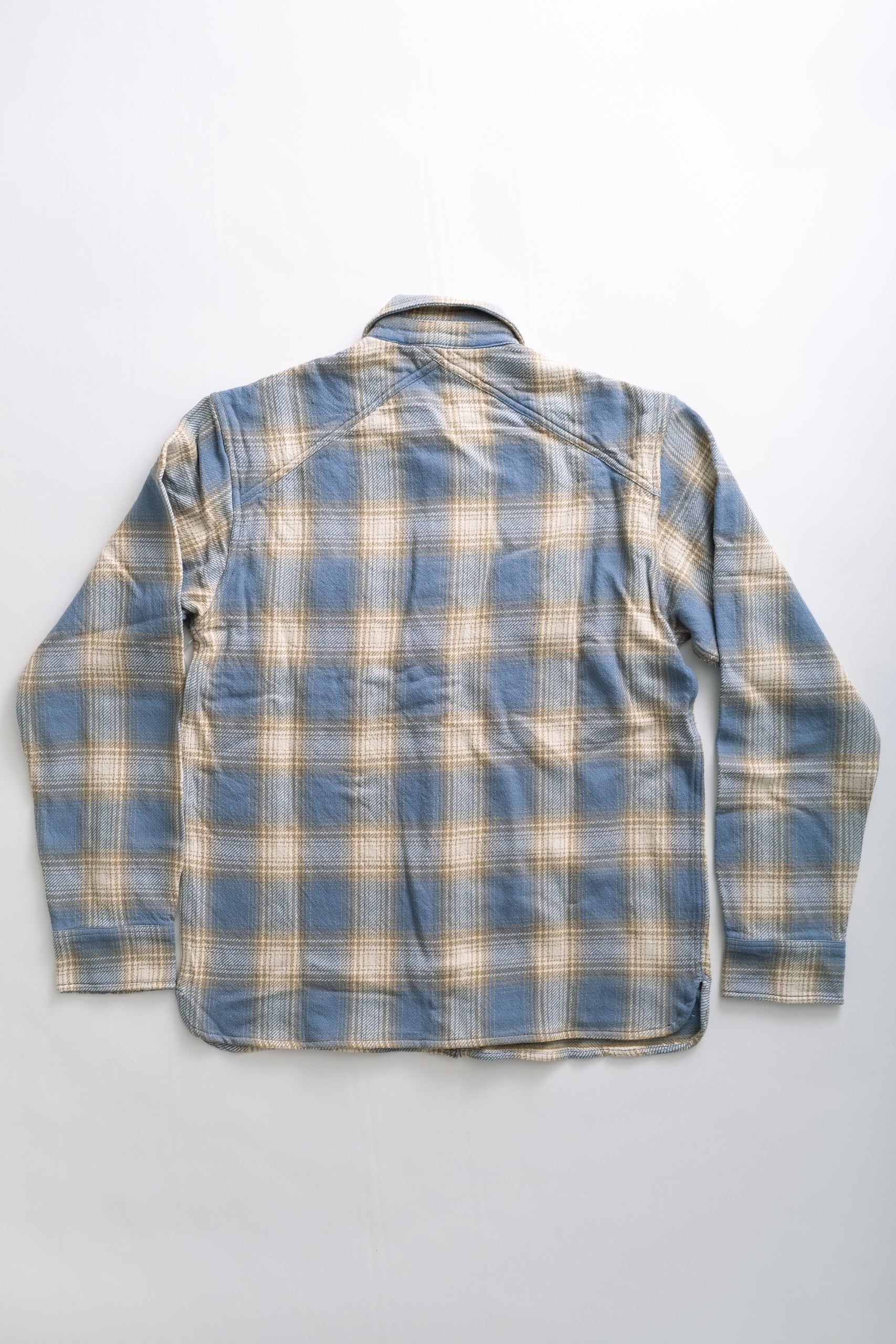 CROSSCUT FLANNEL - POWDER BLUE