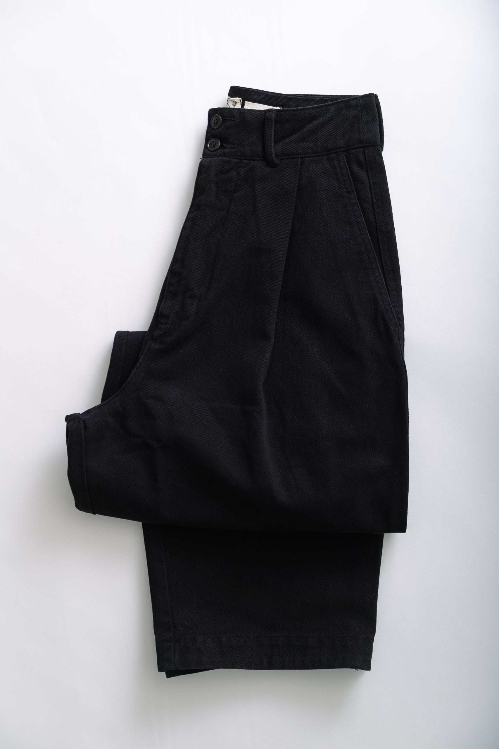 BRITISH WORKER PANT - BLACK