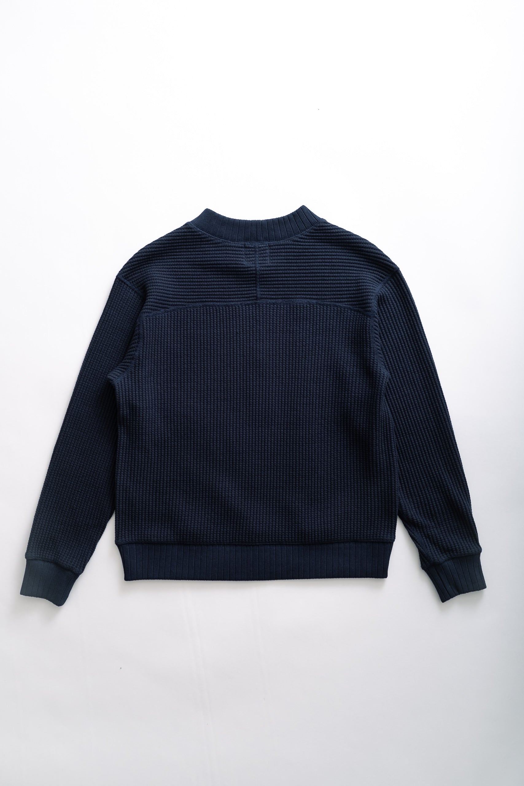 WAFFLE MIDNECK - DARK NAVY