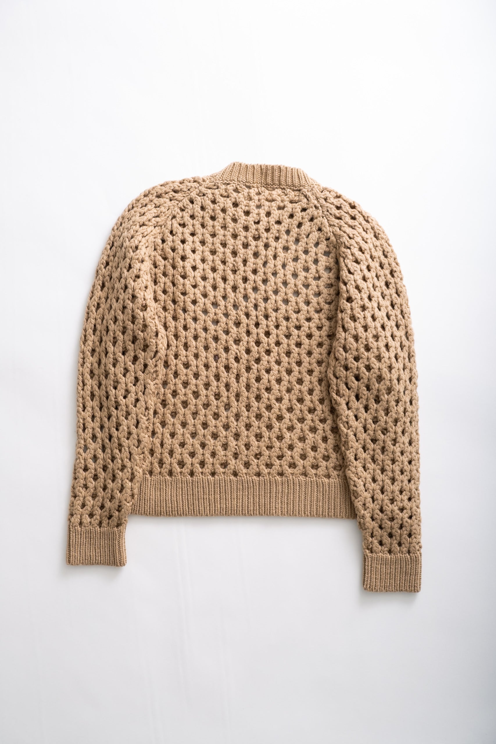 FISHERMAN SWEATER - ALMOND