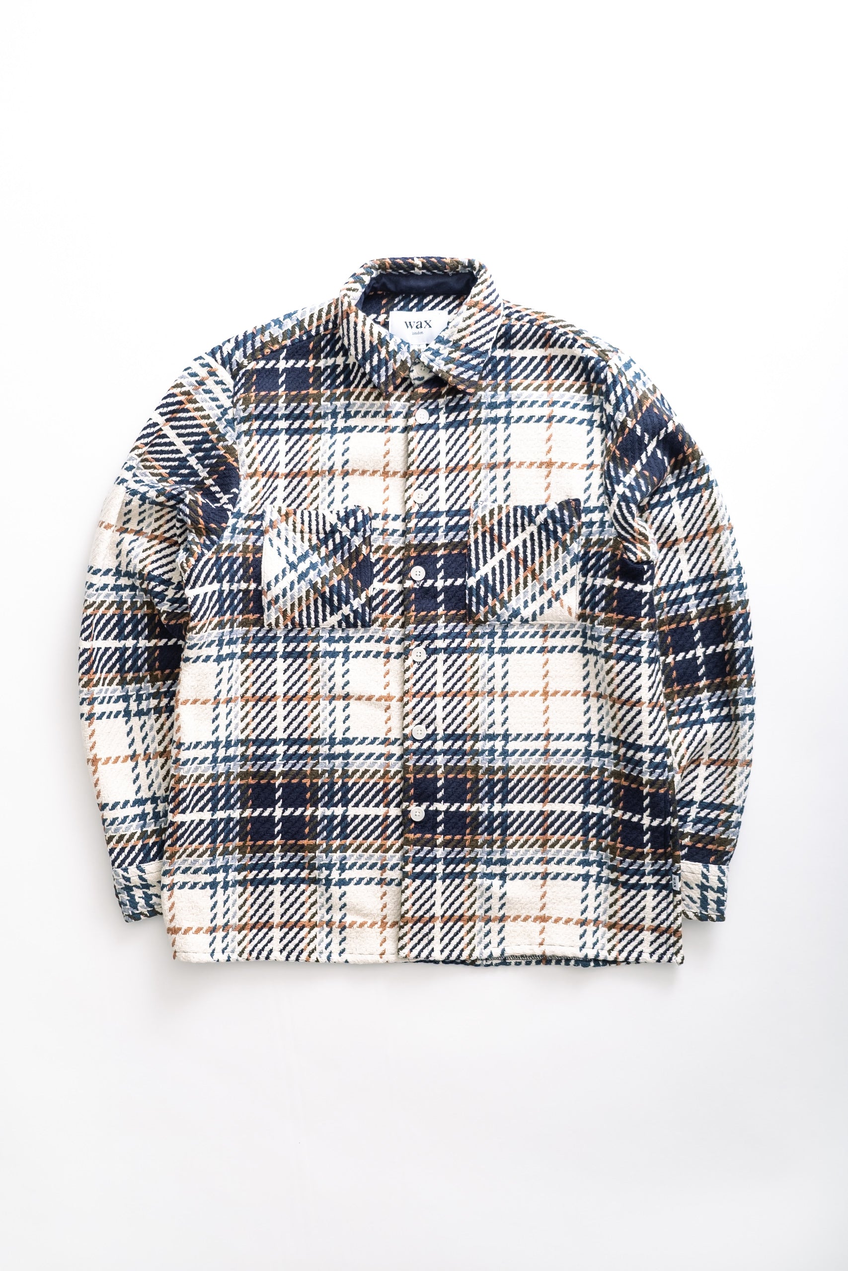 WHITING OVERSHIRT - CHARLTON CHECK NAVY