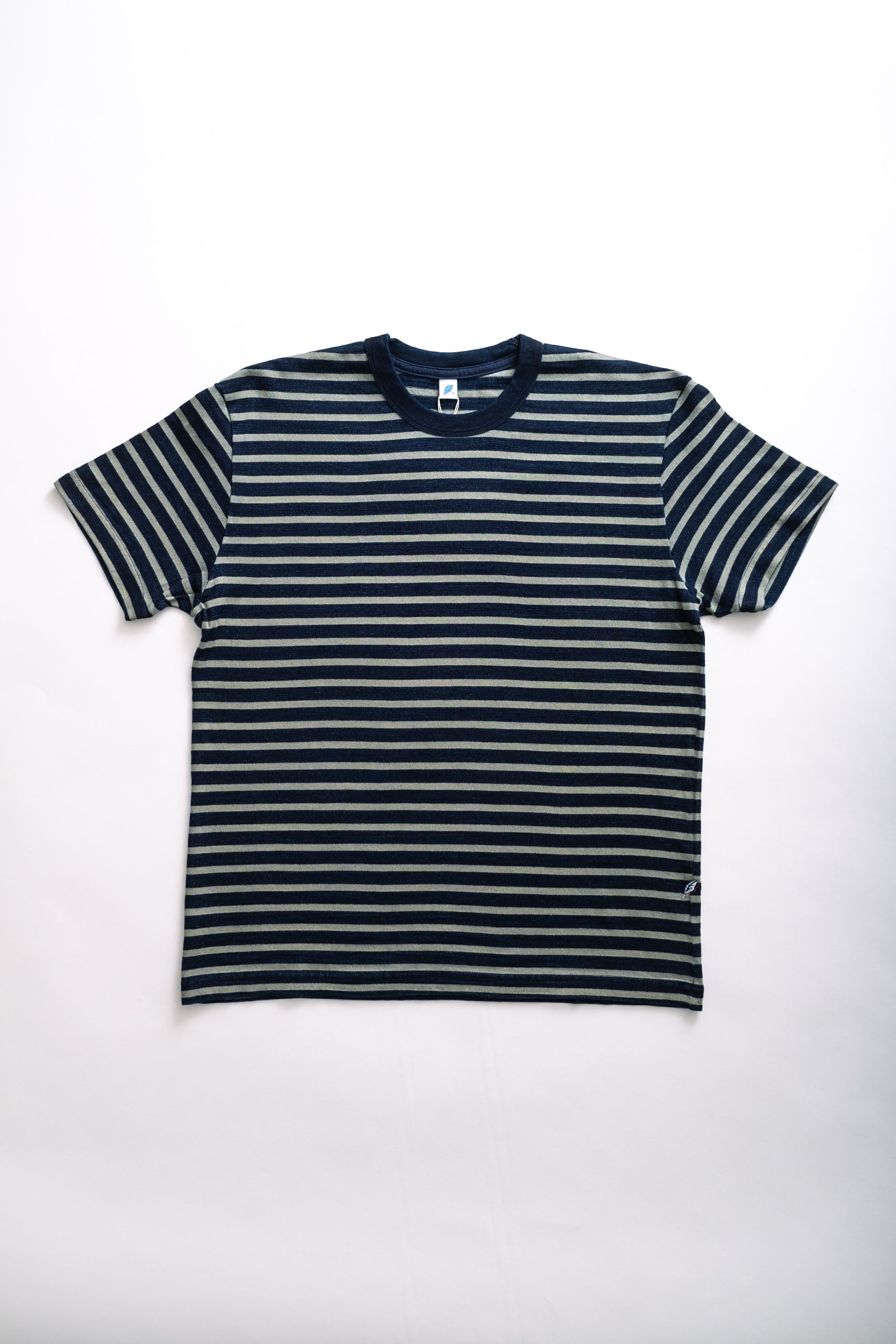 HEAVY STRIPED T - IND/BEIGE