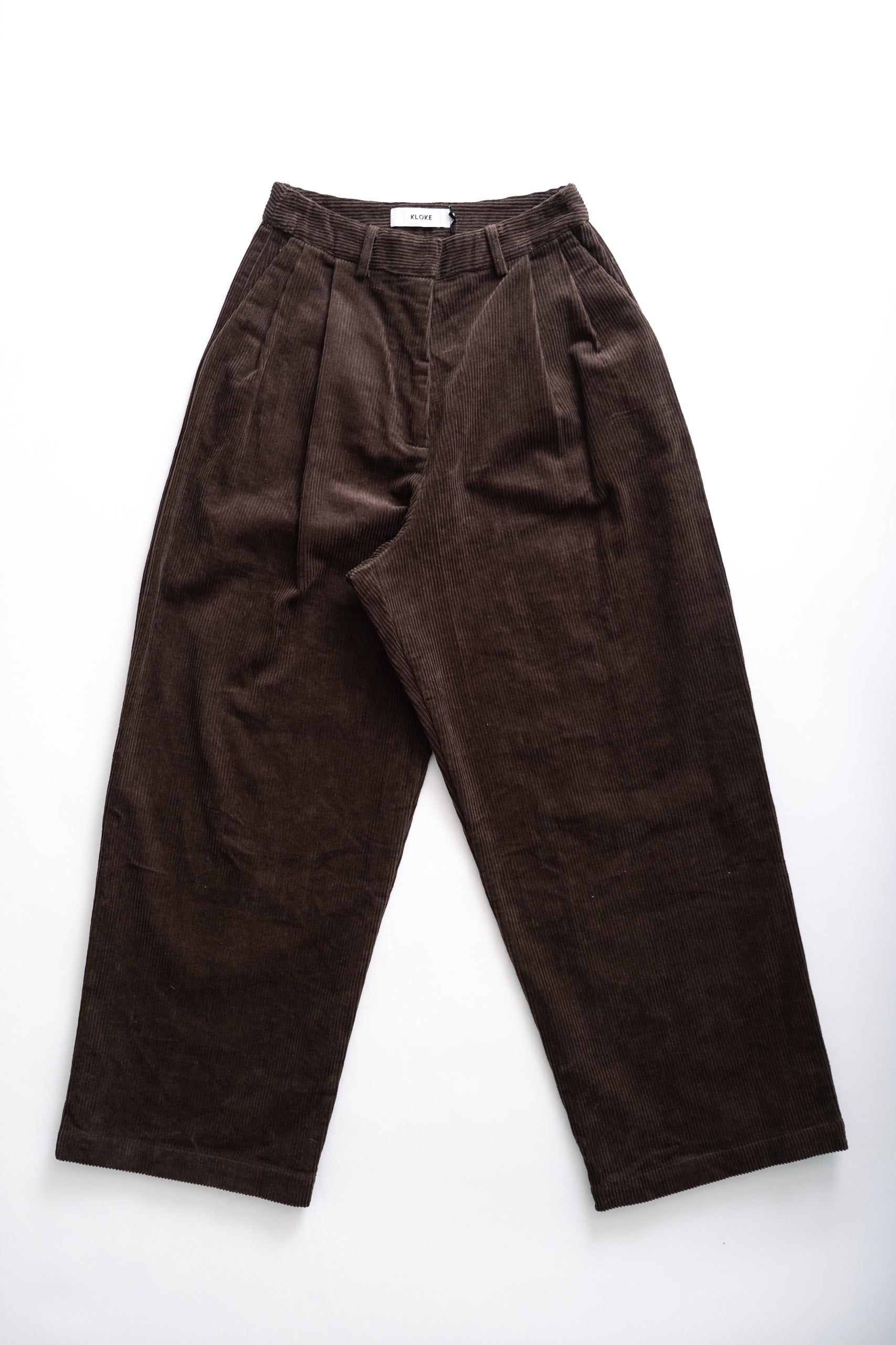 INTERIM CORD PANT - DARK BROWN