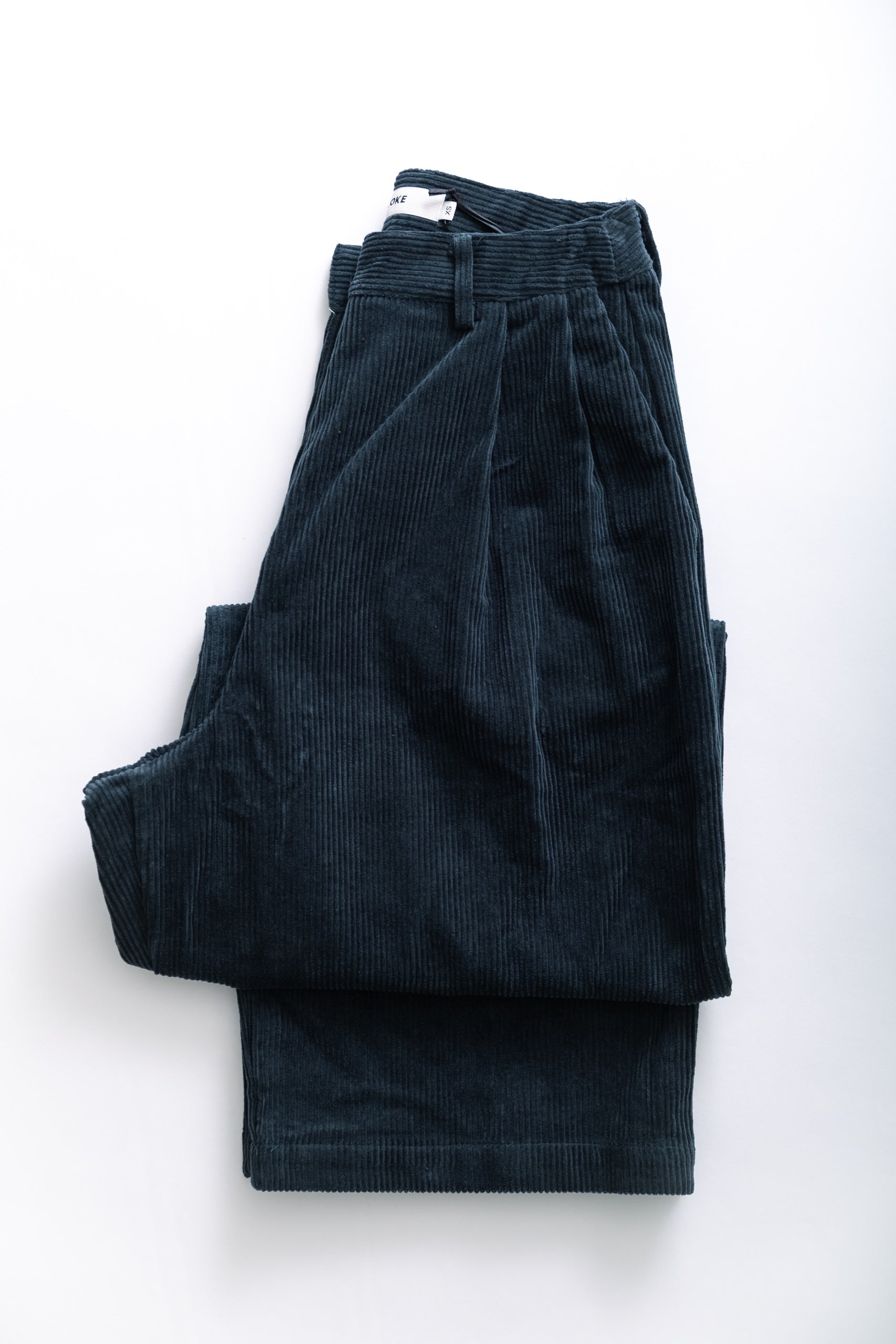 INTERIM CORD PANT - PETROL BLUE