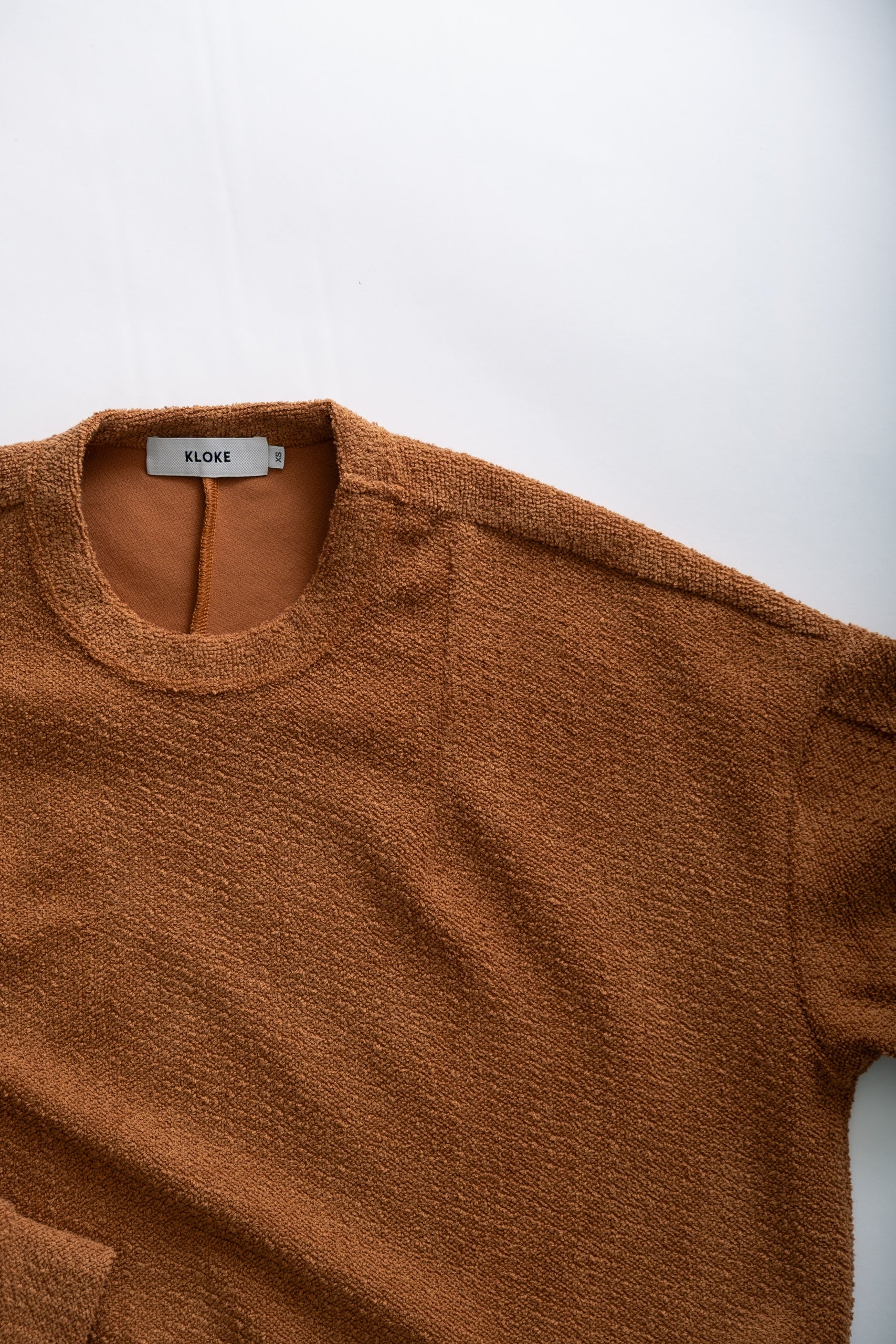 RESPITE SWEATER - RUSTY BROWN