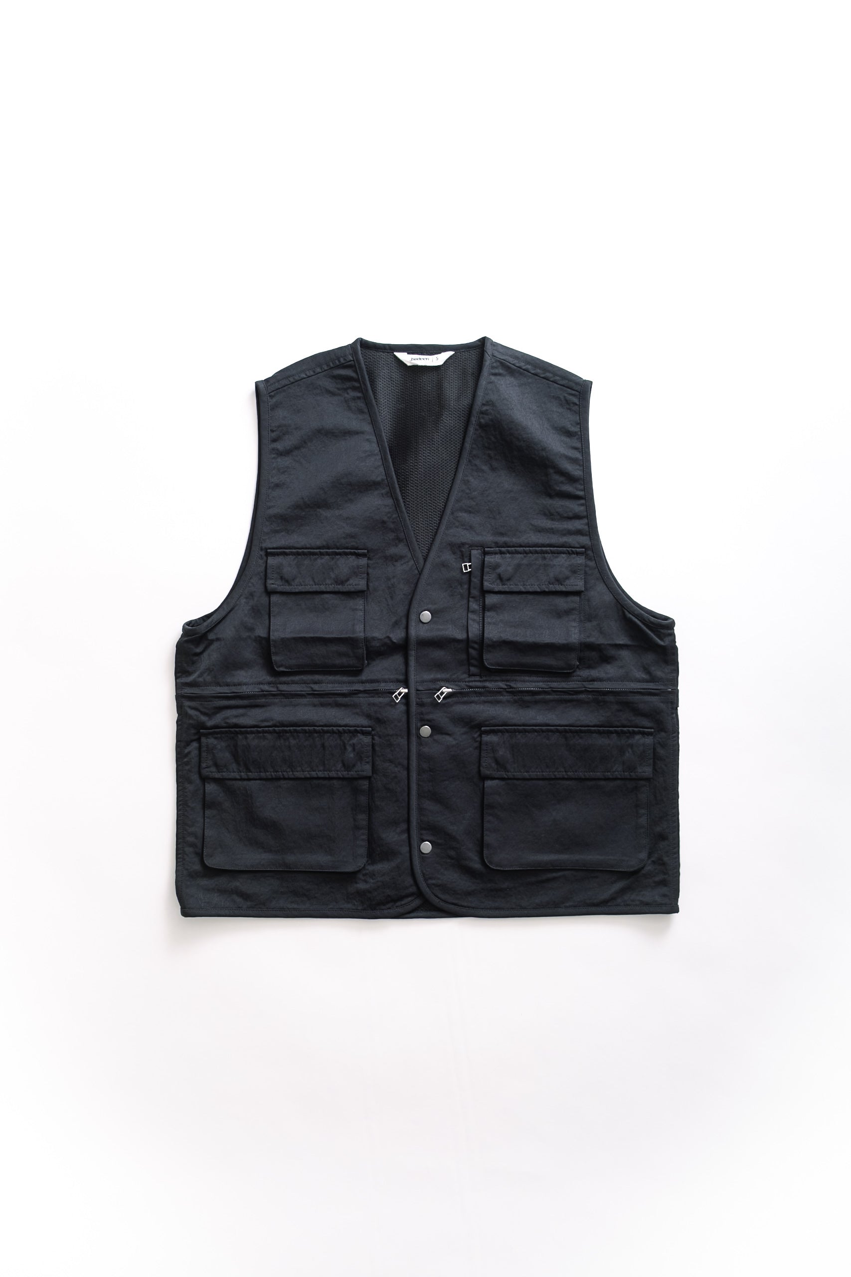 FIELD VEST - BLACK WRINKLE