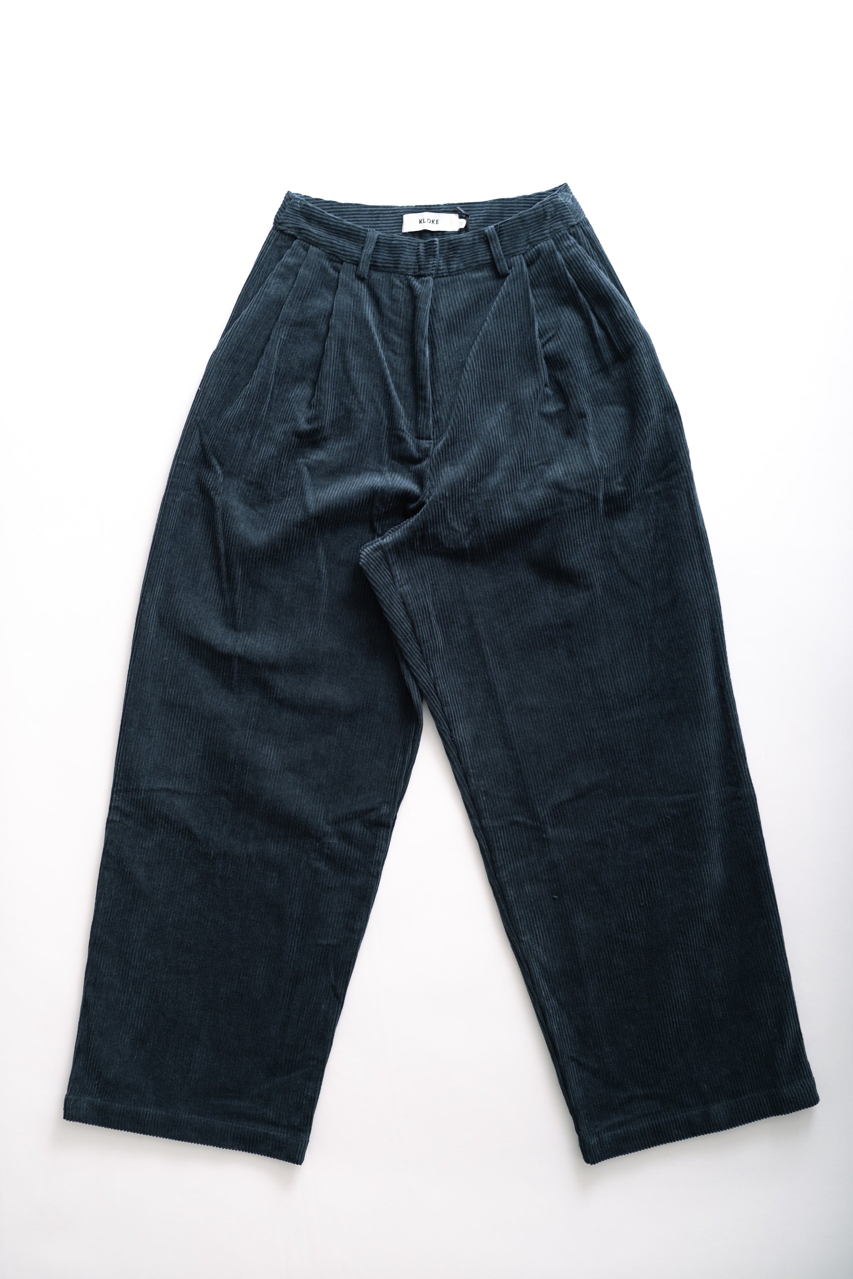 INTERIM CORD PANT - PETROL BLUE