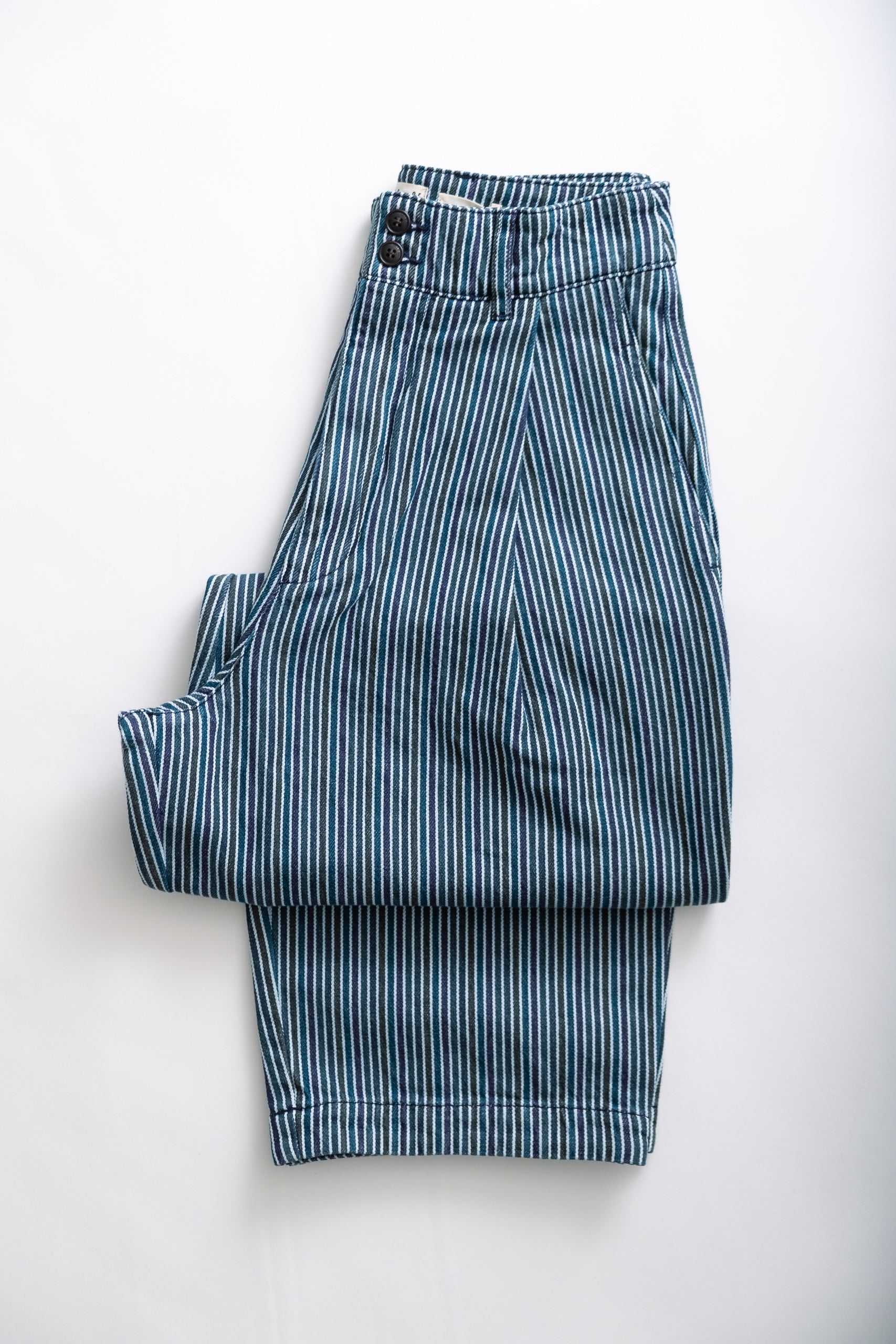 BRITISH WORKER PANT- MULTI BLUE