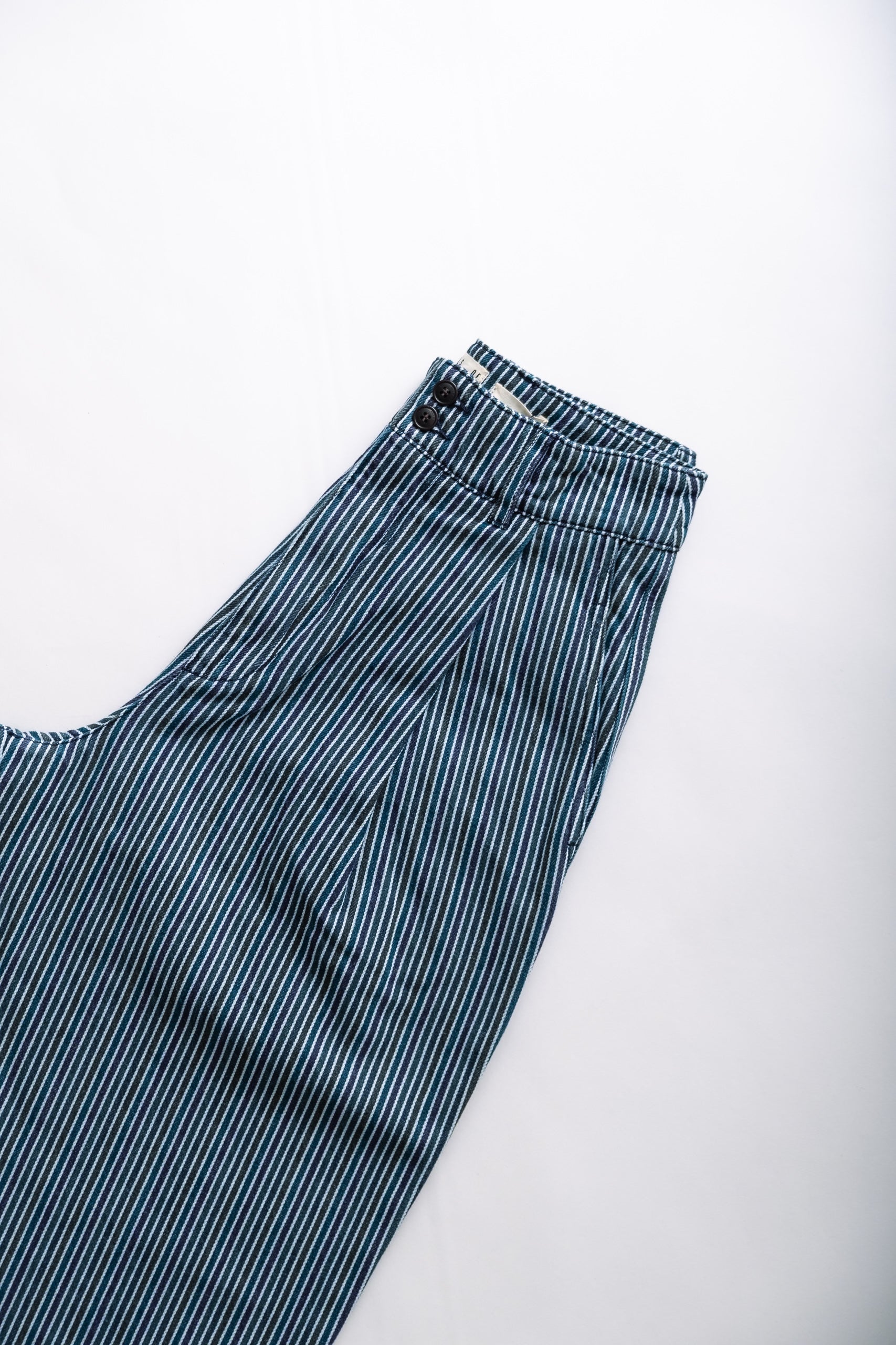 BRITISH WORKER PANT- MULTI BLUE