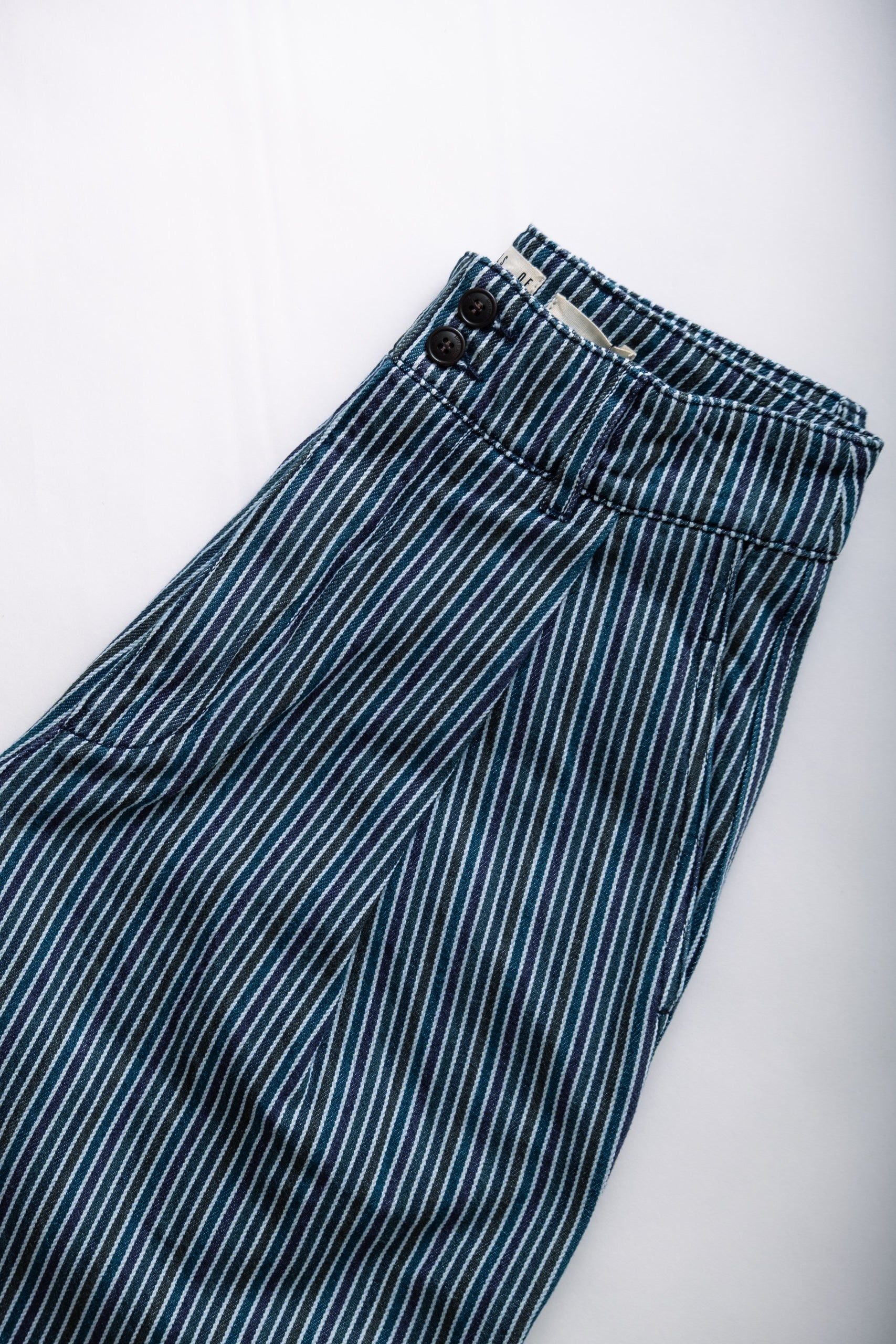 BRITISH WORKER PANT- MULTI BLUE