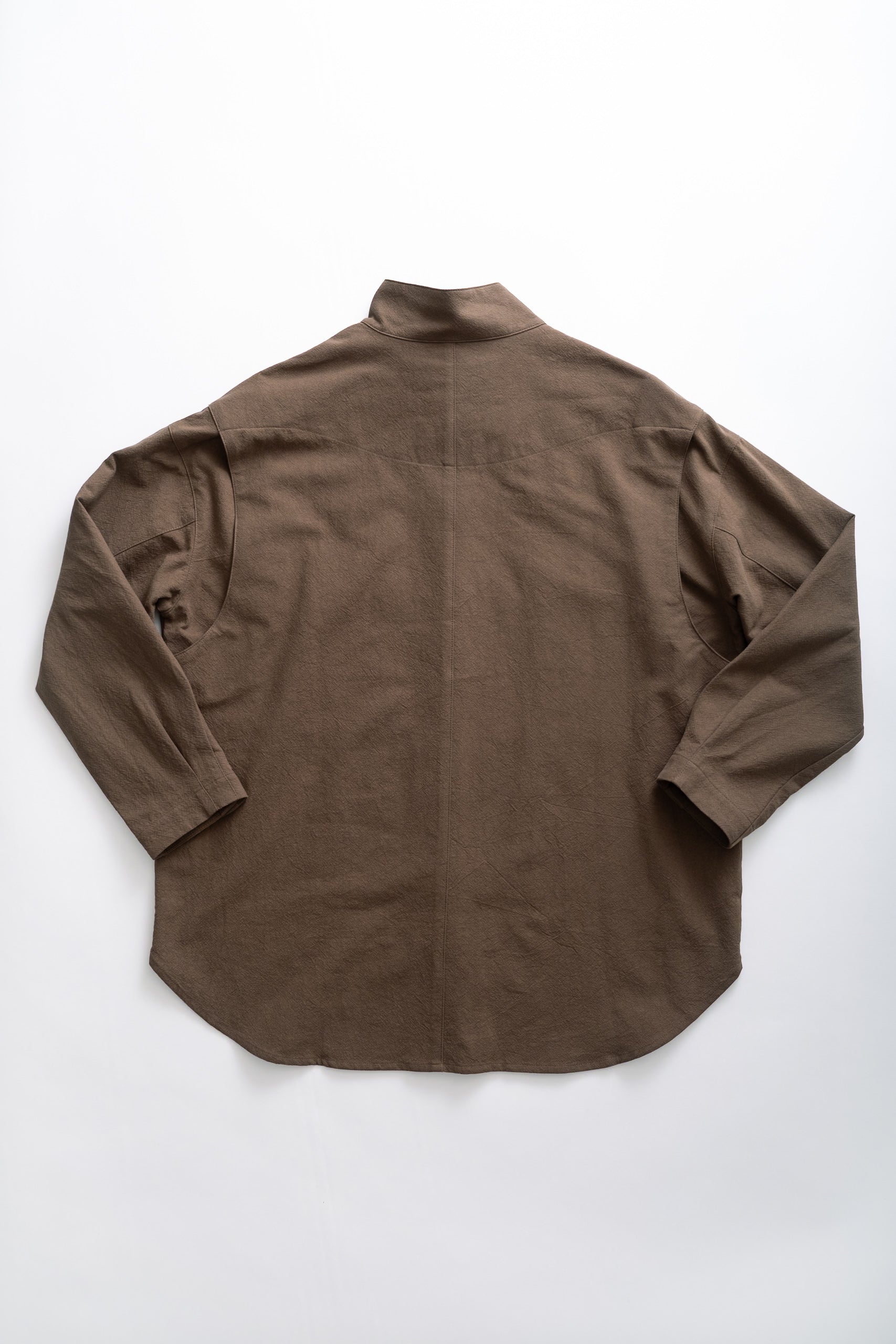 TENET BLOUSON SHIRT - BROWN