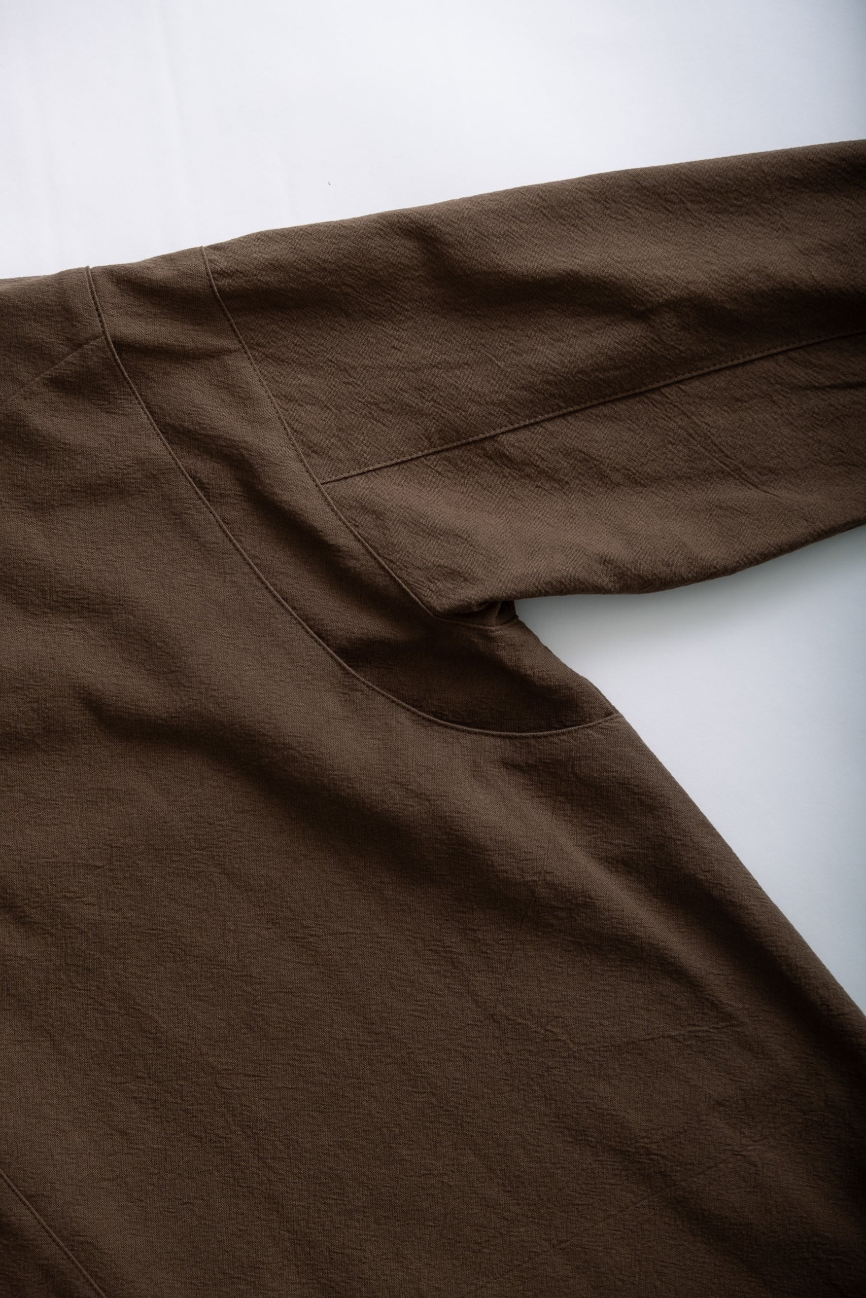 TENET BLOUSON SHIRT - BROWN